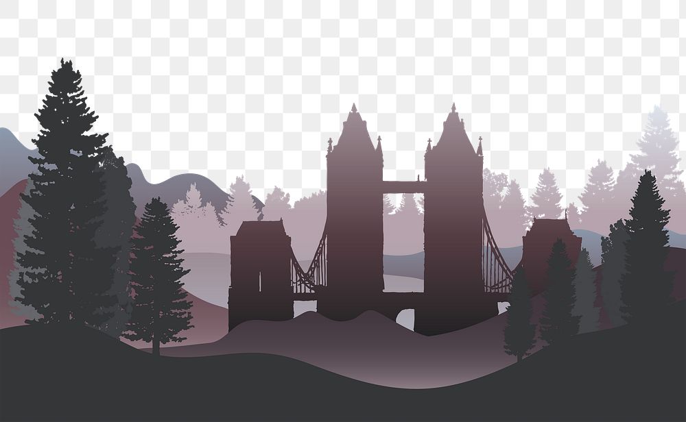 England png border, transparent background