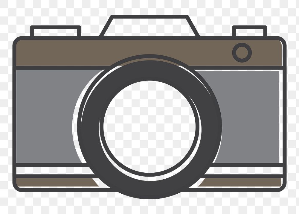 Film camera png illustration, transparent background