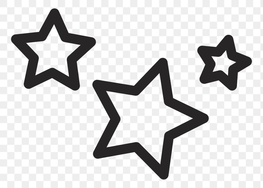 Star   png icon, transparent background