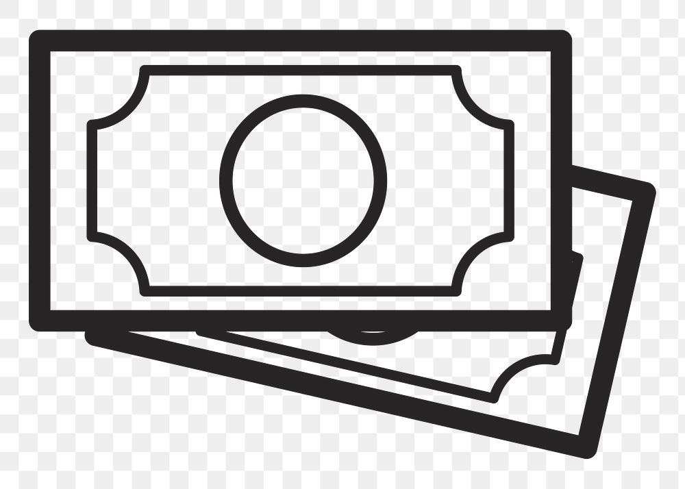 Banknote    png icon, transparent background