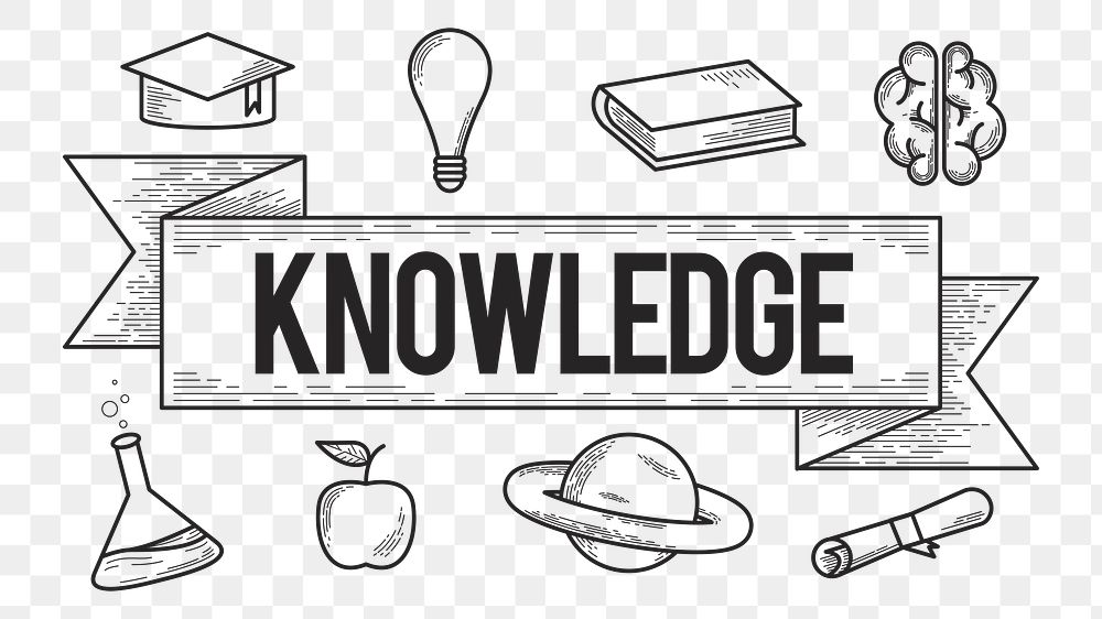 Knowledge png, transparent background