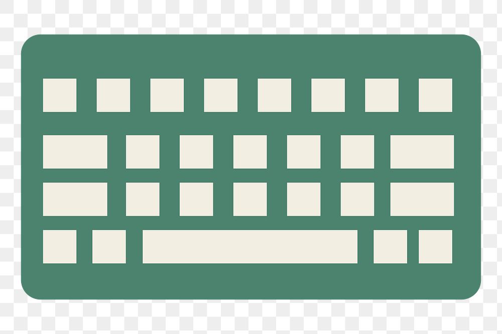 Keyboard png icon, transparent background