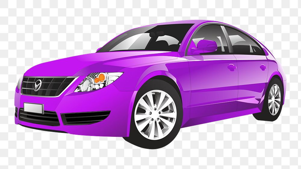 3D car png vehicle, transparent background