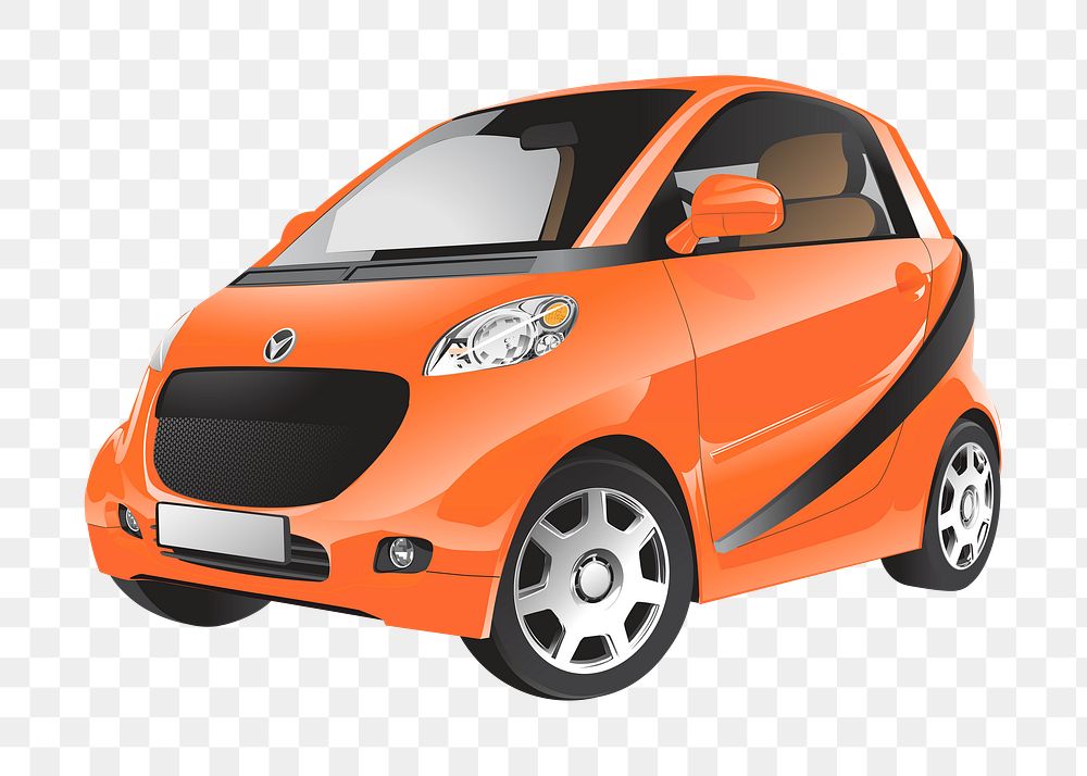 3D car png vehicle, transparent background