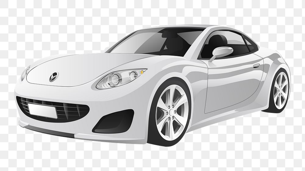 3D car png vehicle, transparent background