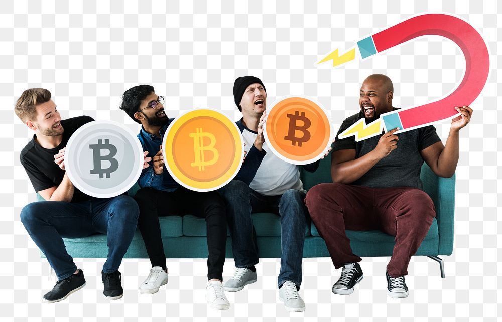 Png Bitcoin people, transparent background