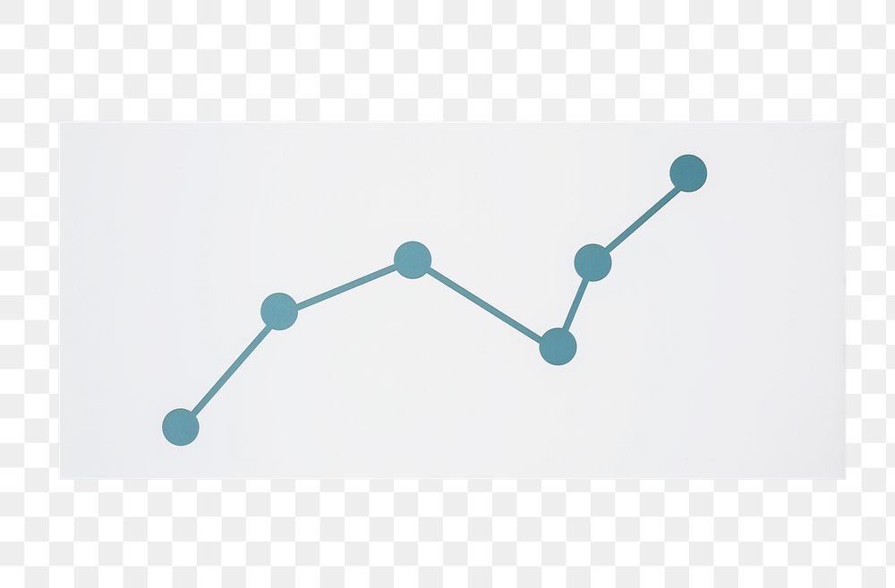 PNG Line graph data analysis transparent background