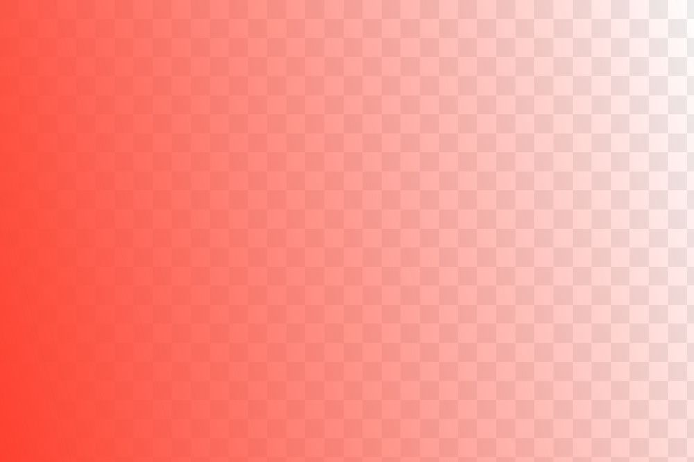 Red gradient png overlay, transparent background