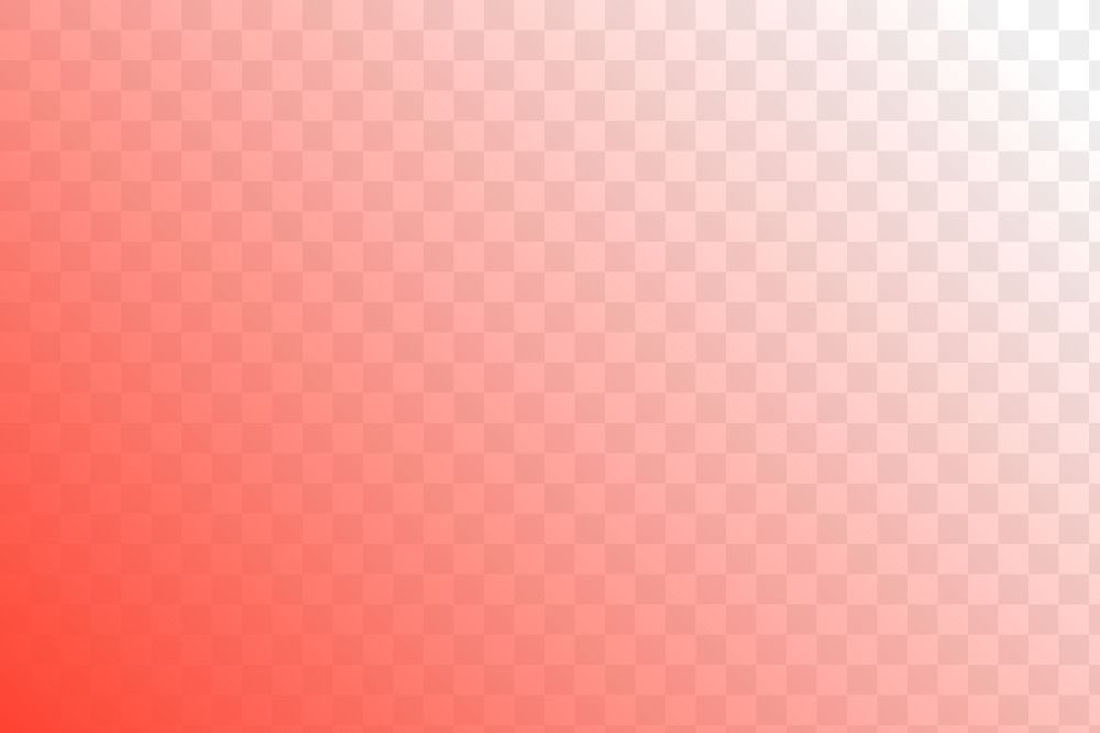 Red gradient png overlay, transparent background