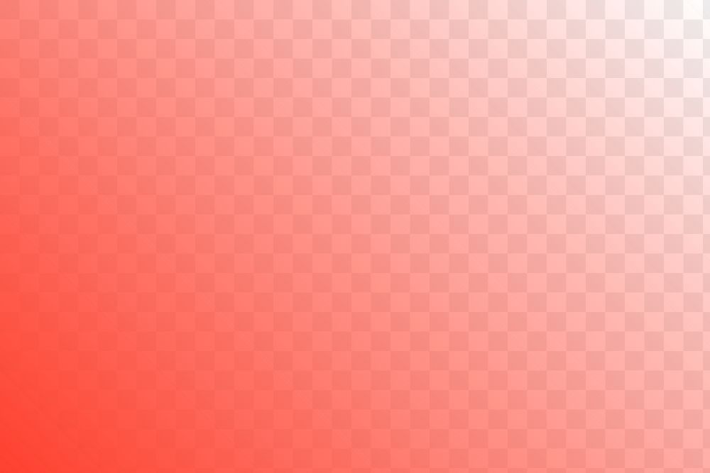 Red gradient png overlay, transparent background