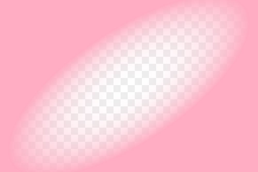 Gradient pink png oval, transparent background