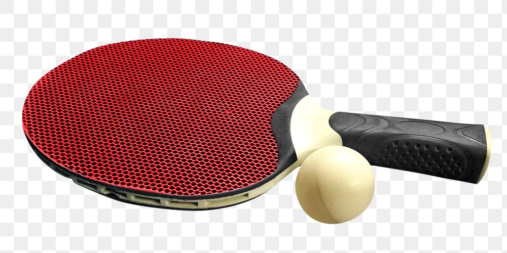 Png table tennis paddle, isolated image, transparent background