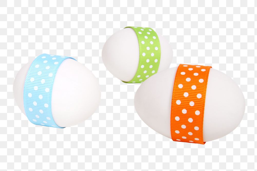 Png easter eggs, isolated image, transparent background