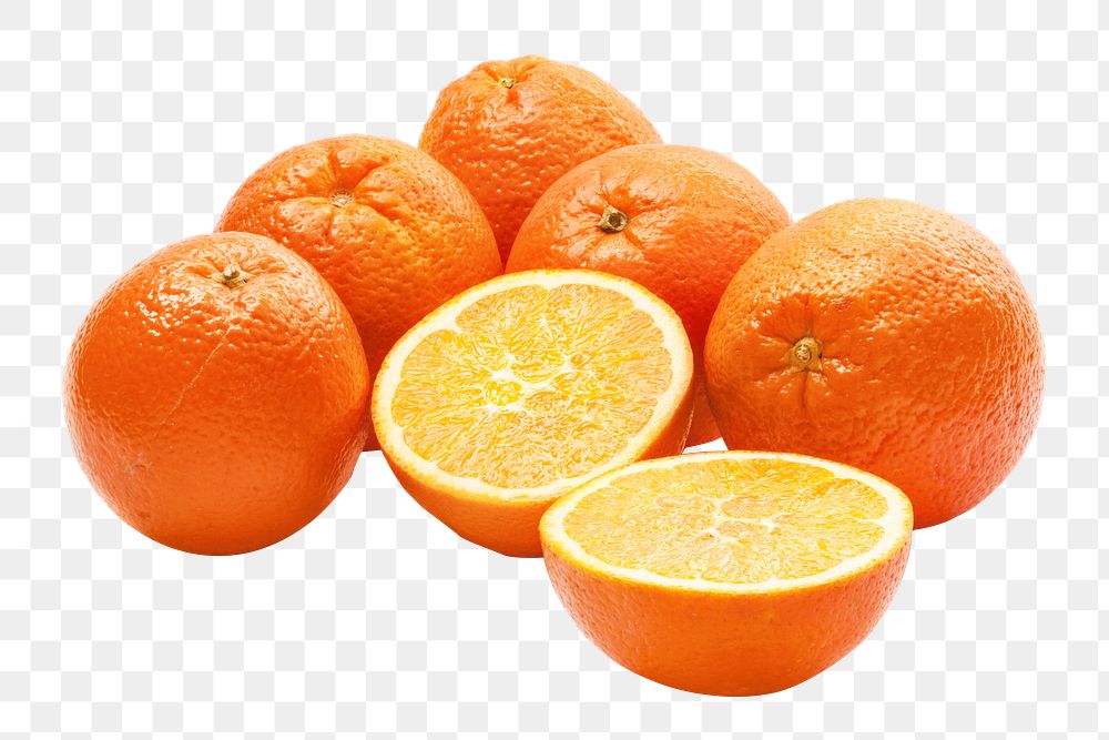 Orange fruit png, transparent background