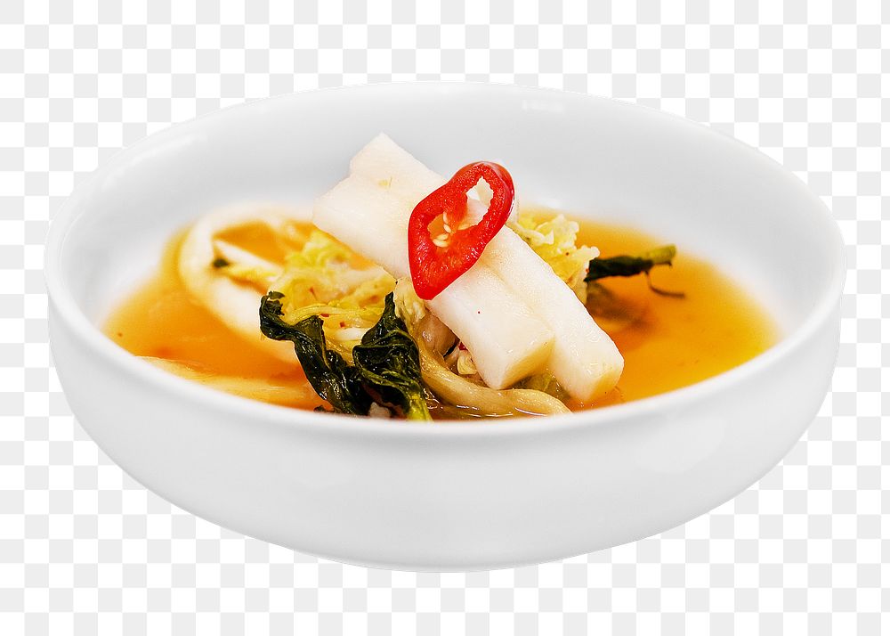 Asian style food png, transparent background