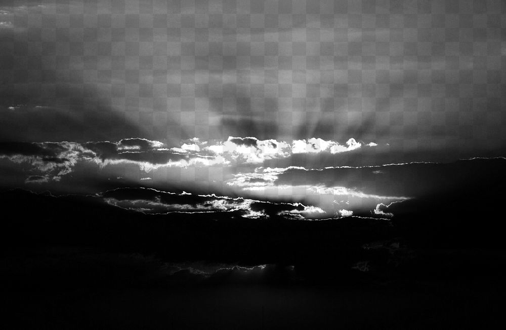 PNG Dark clouds, transparent background