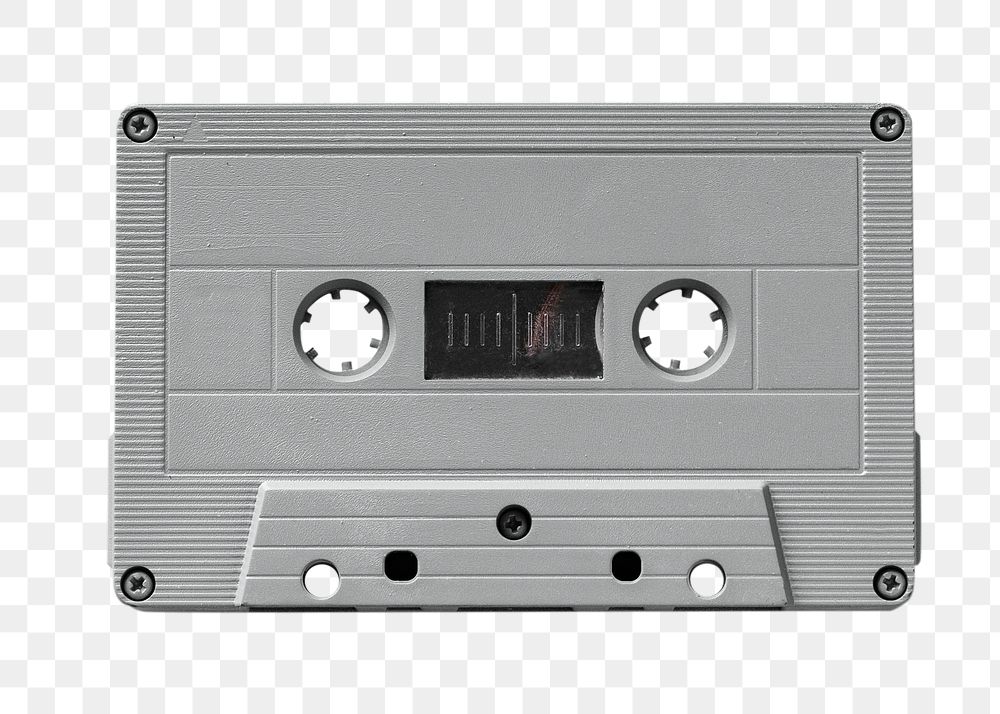 Cassette tape png, isolated object, transparent background