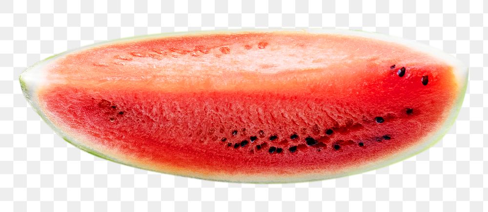 Png sliced watermelon, transparent background