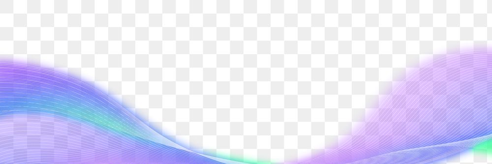 Purple border png gradient, transparent background