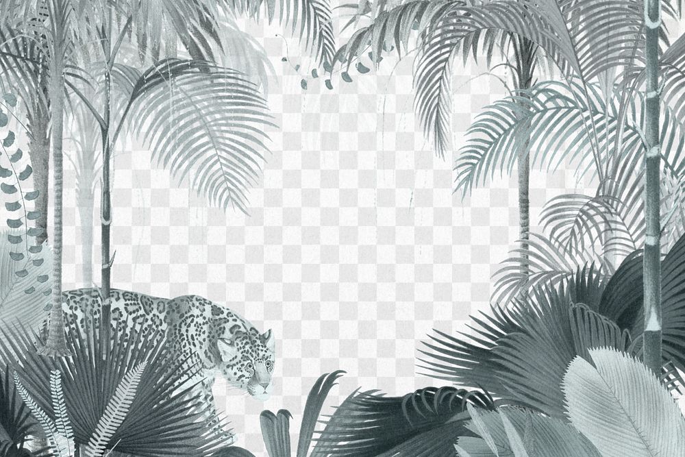 Jaguar png jungle, transparent background