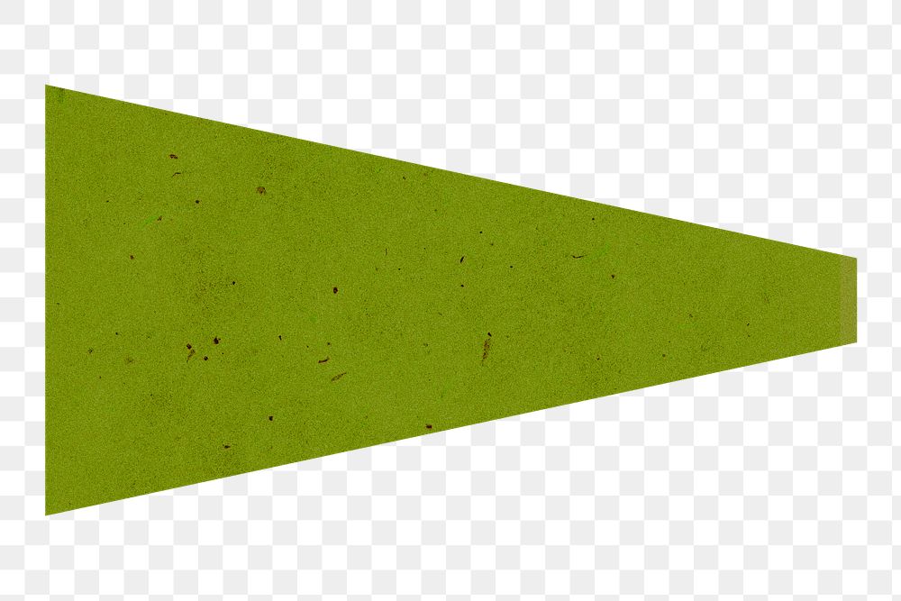 PNG Green paper shape illustration transparent background