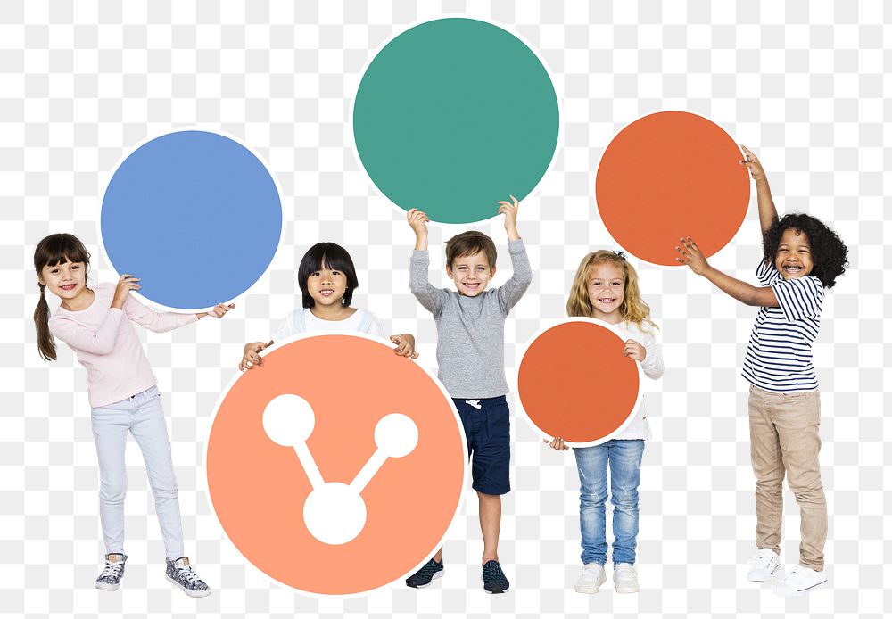 Sharing icon png children, transparent background