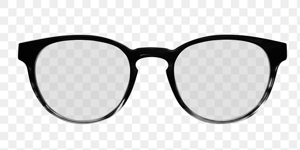 Glasses png short eyesight eyewear, transparent background