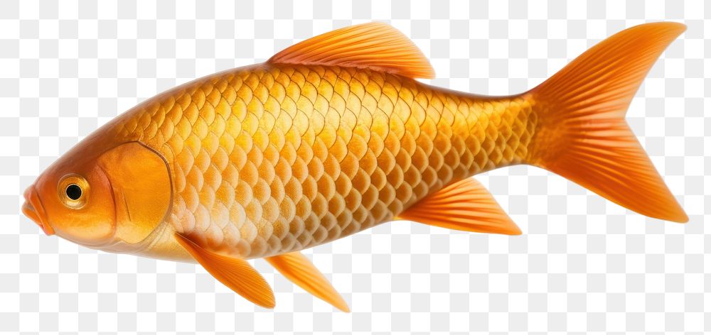 PNG Carp goldfish animal white background. AI generated Image by rawpixel.