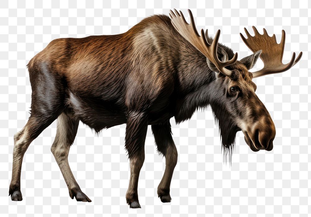 PNG Moose wildlife animal mammal