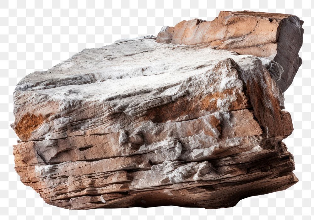 PNG Rock mineral wood white background. 