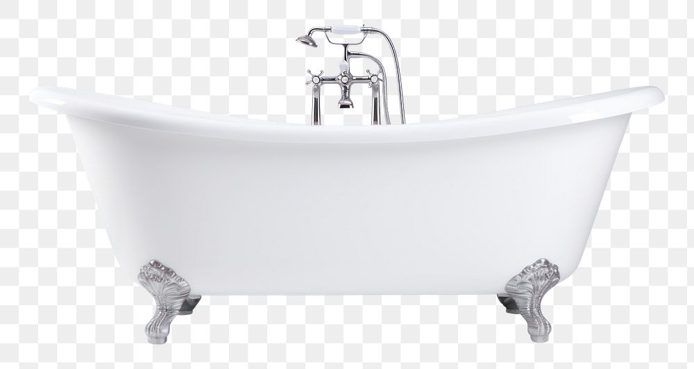 PNG  Bathtub sink  bathroom. AI generated Image by rawpixel.