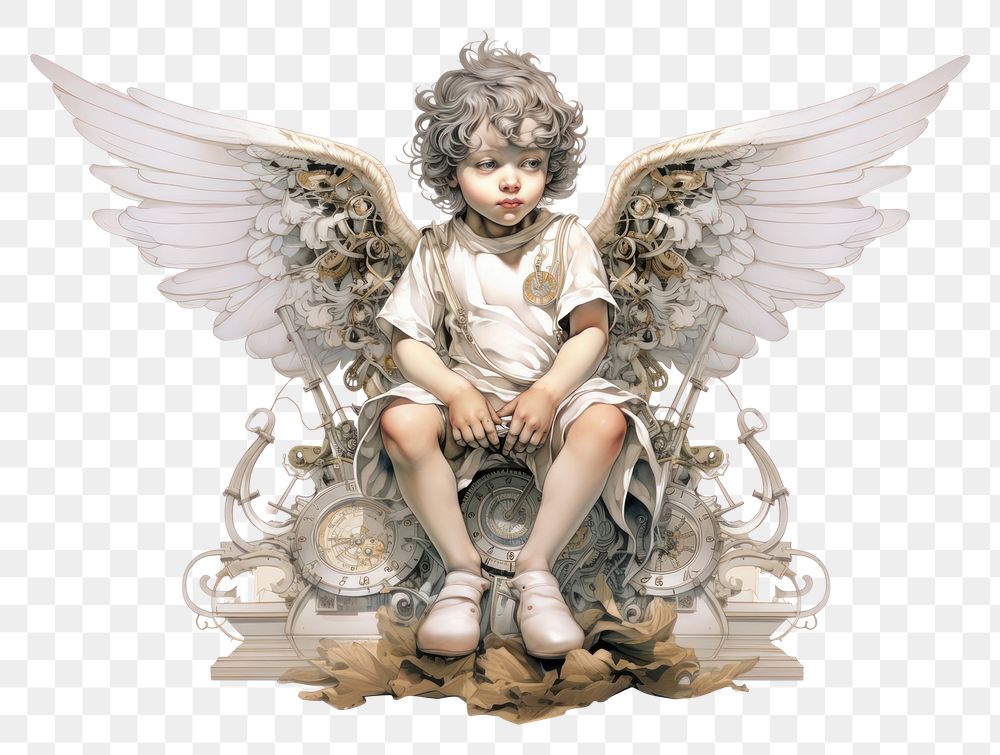 PNG Cherub angel representation spirituality. AI generated Image by rawpixel.