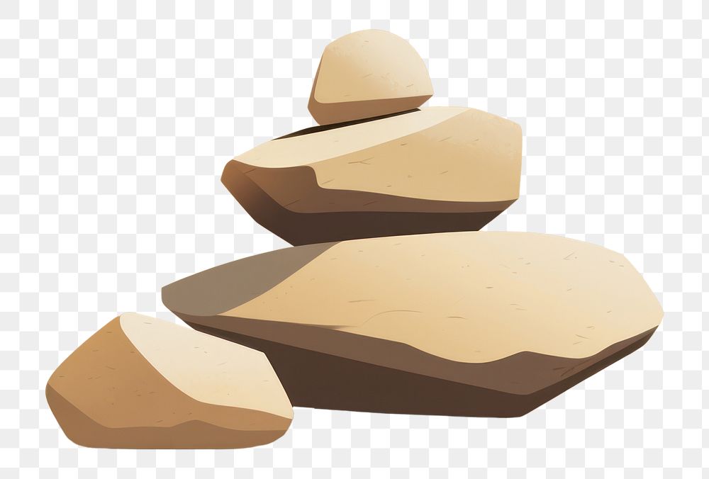 PNG  Pebble stone rock creativity. AI generated Image by rawpixel.