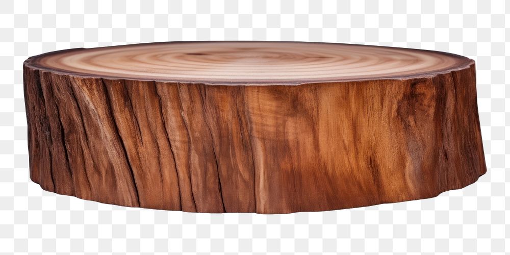 PNG  Wood furniture circle table. AI generated Image by rawpixel.