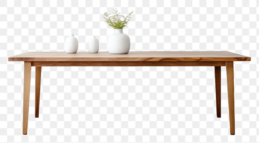 PNG  Dinning table furniture white room. AI generated Image by rawpixel.