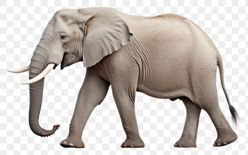 PNG Elephant walking wildlife animal mammal. AI generated Image by rawpixel.