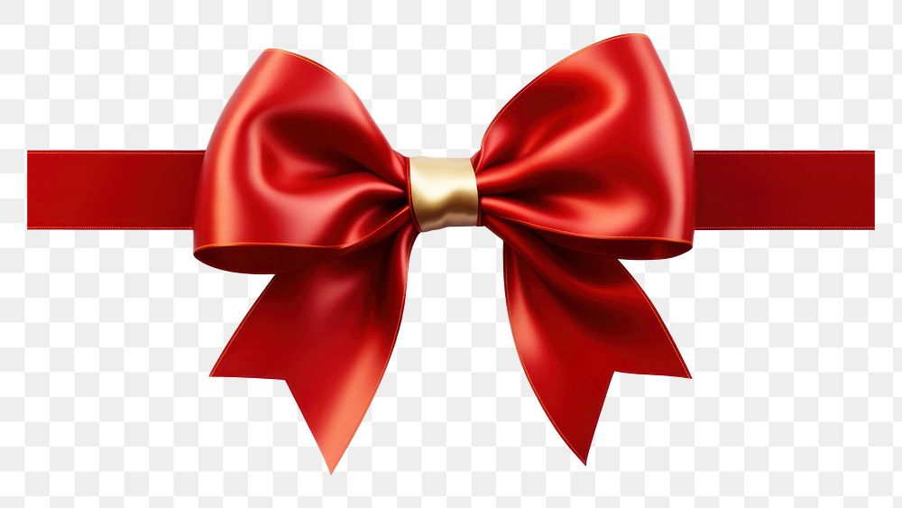 PNG Bow decoration gift gold