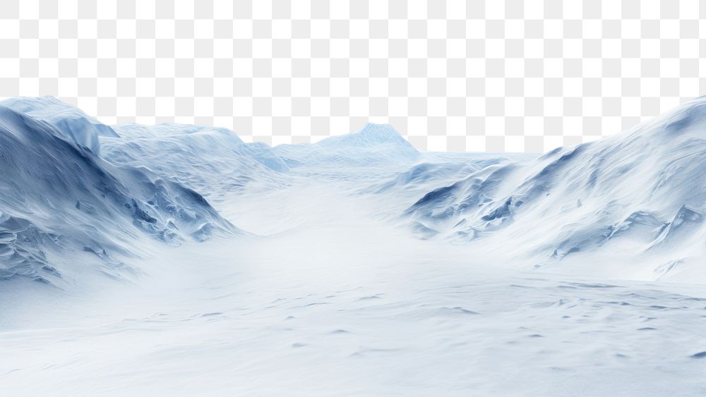 PNG Snow field landscape mountain outdoors. AI generated Image by rawpixel.