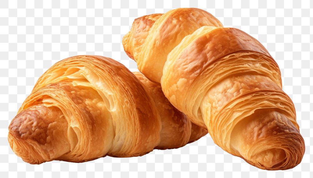 PNG Croissant bread food viennoiserie