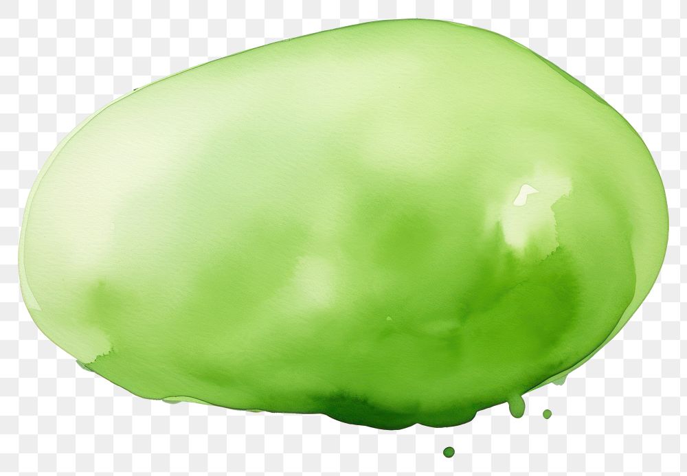 PNG Green blob food white background freshness. AI generated Image by rawpixel.