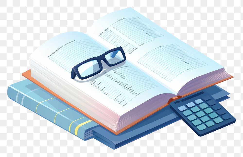 PNG Mathematical vector formulary book publication mathematics glasses. AI generated Image by rawpixel.