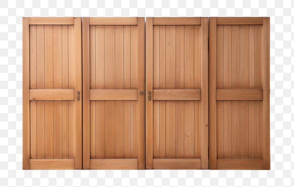 PNG  Wooden folding door furniture cupboard hardwood. AI generated Image by rawpixel.