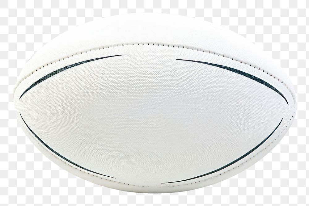 PNG  White Rugby Ball ball sports rugby. AI generated Image by rawpixel.