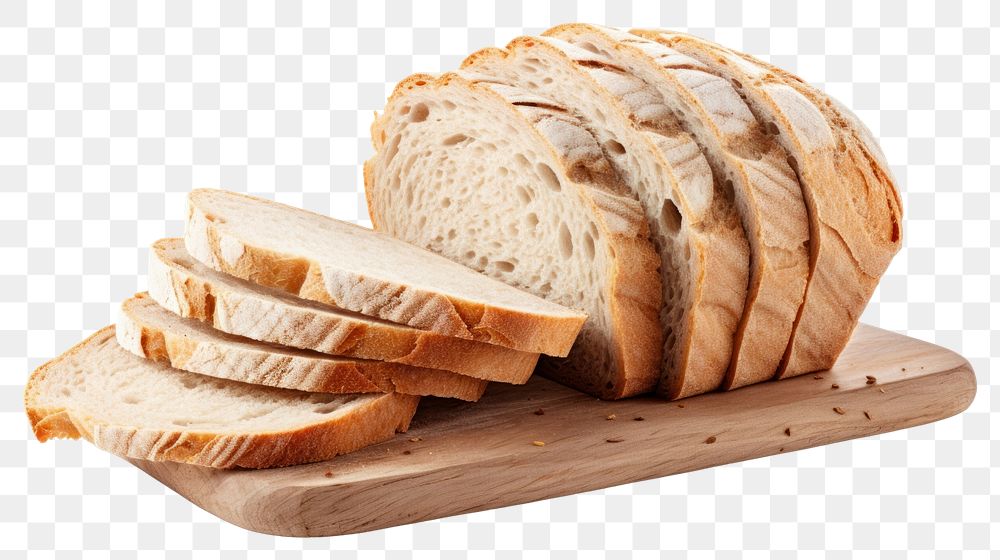 PNG Sliced Sourdough Bread bread sourdough sliced. AI generated Image by rawpixel.