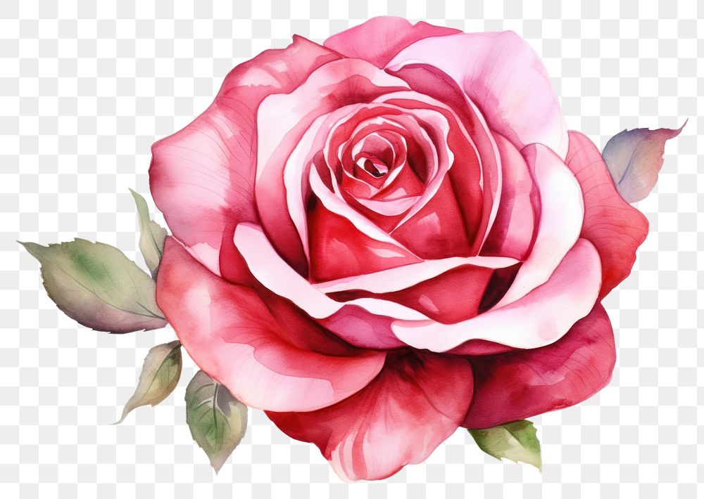 PNG Rose flower plant pink. AI generated Image by rawpixel.