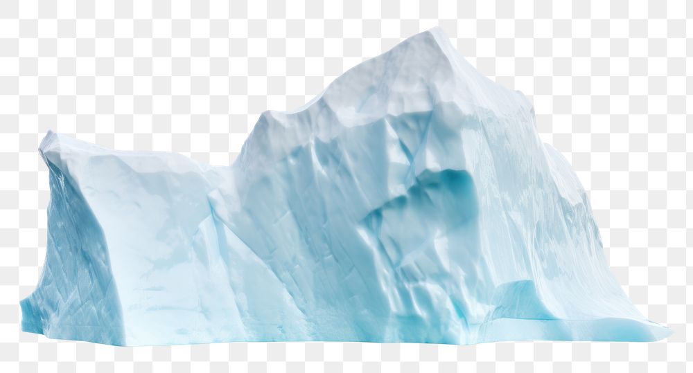 PNG Iceberg nature white white background. AI generated Image by rawpixel.