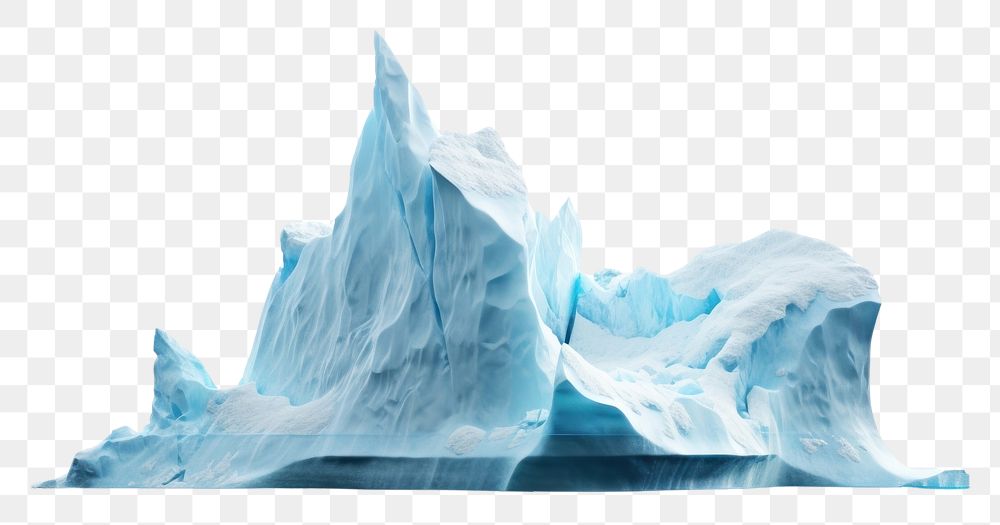 PNG Iceberg outdoors nature white. AI generated Image by rawpixel.