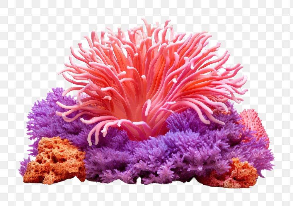 PNG Sea anemone nature reef invertebrate