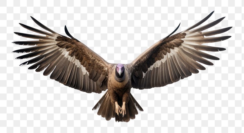 PNG Vulture flying animal condor. AI generated Image by rawpixel.