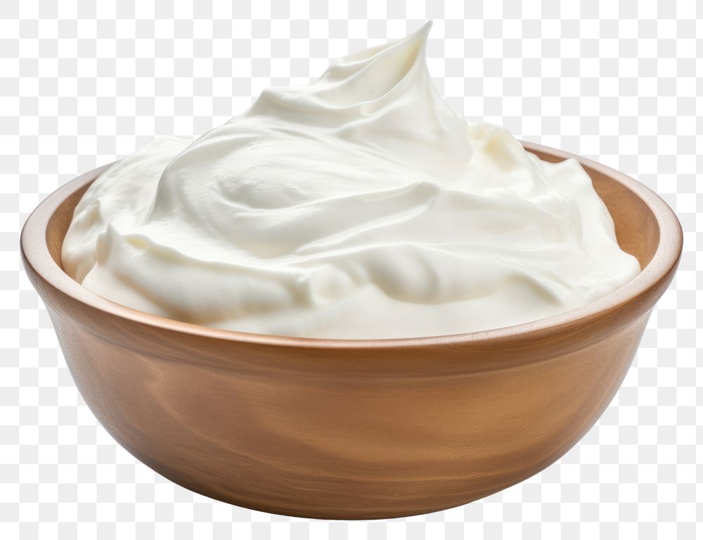 PNG  Cream dessert white food. AI generated Image by rawpixel.